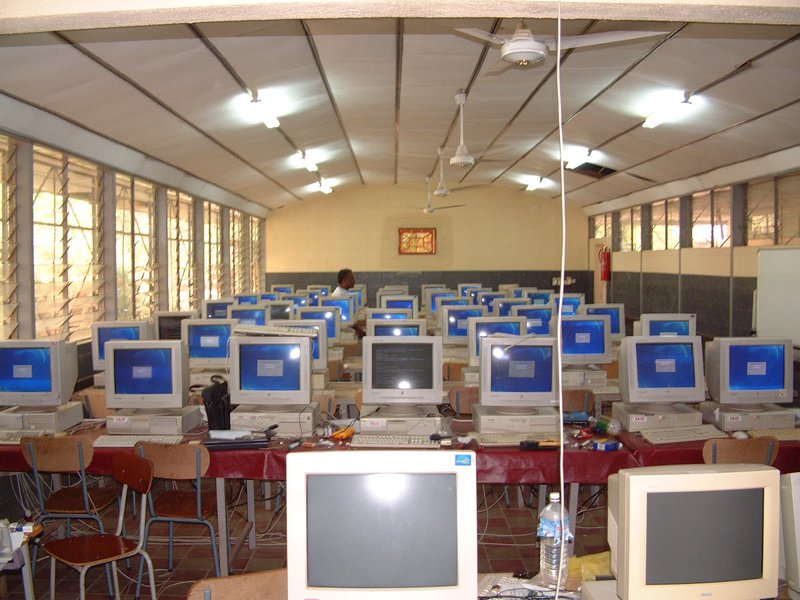Computerværksted i Eritrea